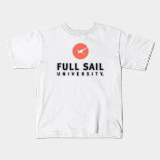 3d full sail university for light color Kids T-Shirt